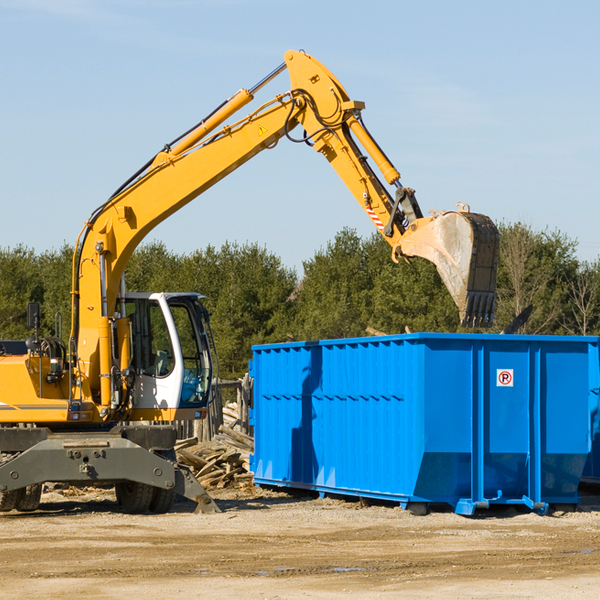 can i choose the location where the residential dumpster will be placed in Eureka